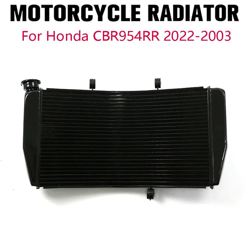 Motorcycle Radiator Water Tank Cooler Cooling Protection For HONDA CBR954RR CBR954 CBR 954 RR 2002 2003