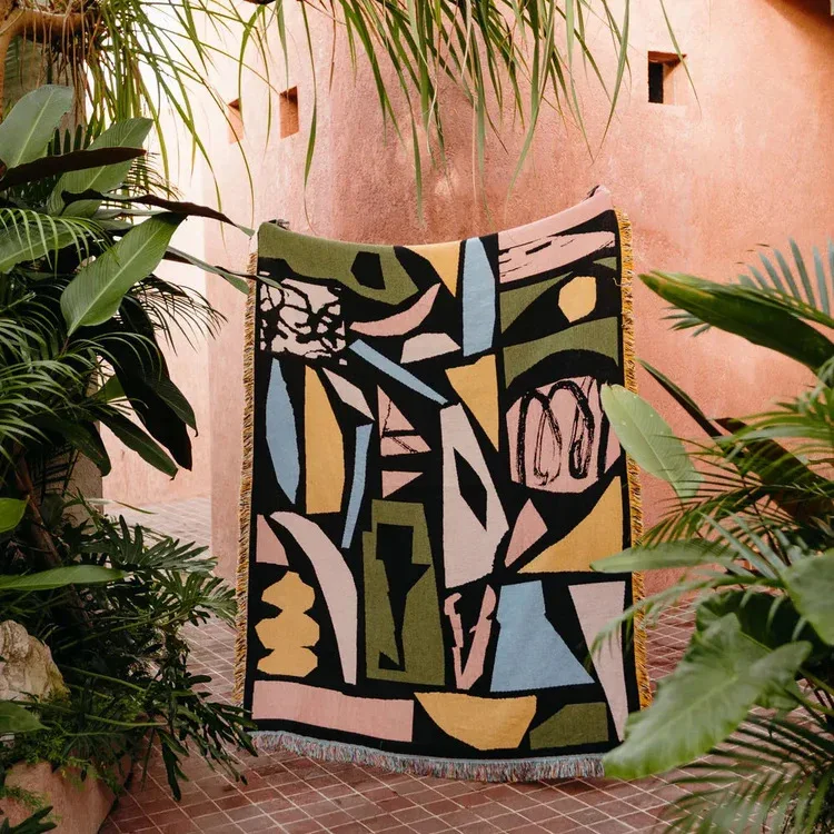 Sofa drapes, tapestries, Budapest art bedside blankets, picnic mats