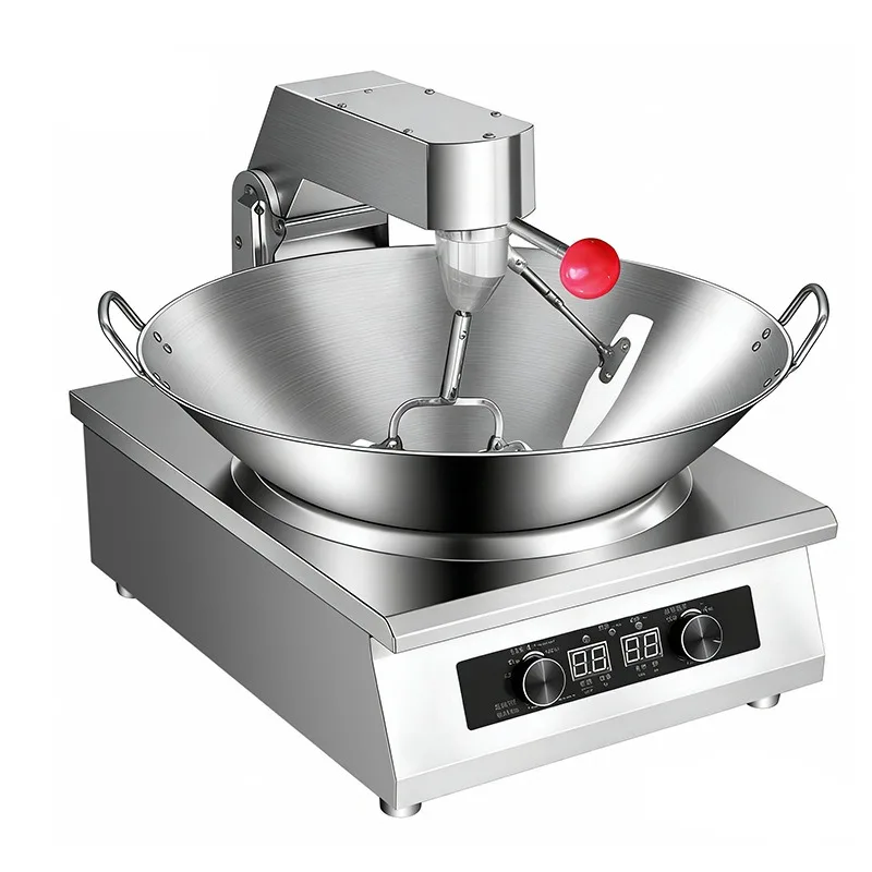 Automatic stir cooking machine Commercial automatic intelligent restaurant multi-function fried rice machine Fresh meat