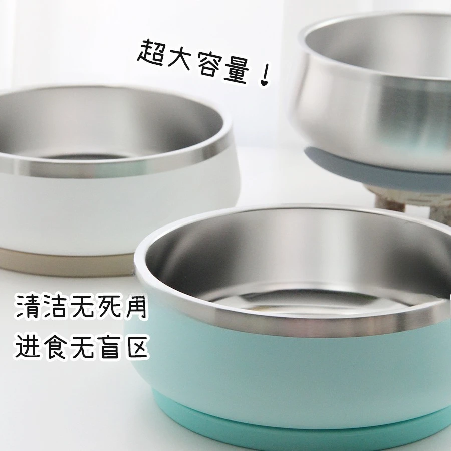 Stainless steel high-value large cat bowl and dog basin