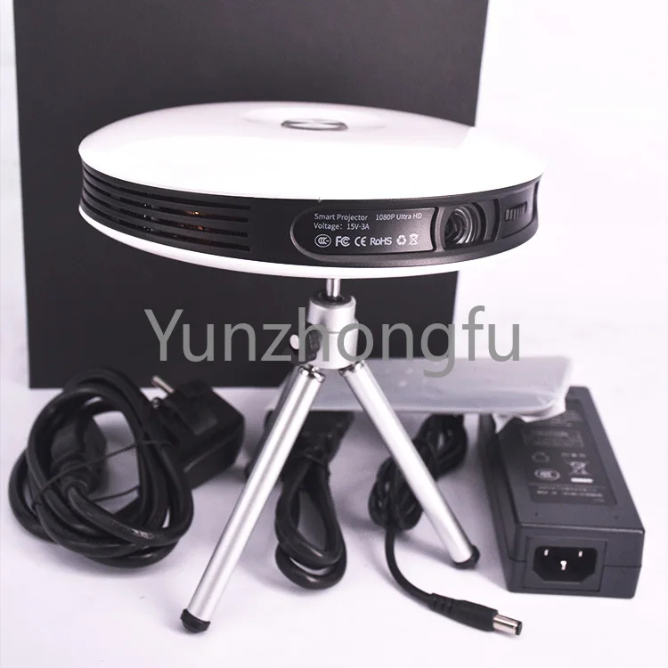 Mini mobile phone projector RK3368 8-core household high-definition projector wholesale intelligent projector