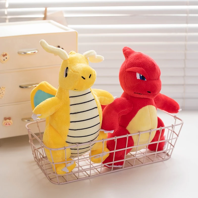 Peluches de Pokémon para niños, Pikachu, Dragonite, Charmander, Charmeleon, colección de pasatiempos, regalos de Navidad y cumpleaños