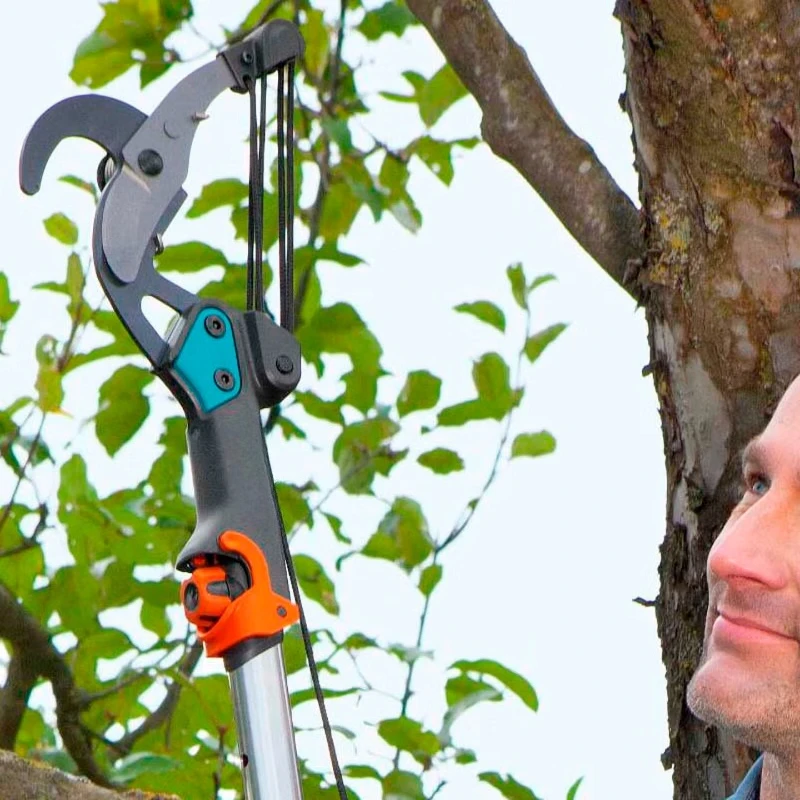 High branch shears retractable rod, high-altitude pruning shears 5-stage transmission, single high branch shears