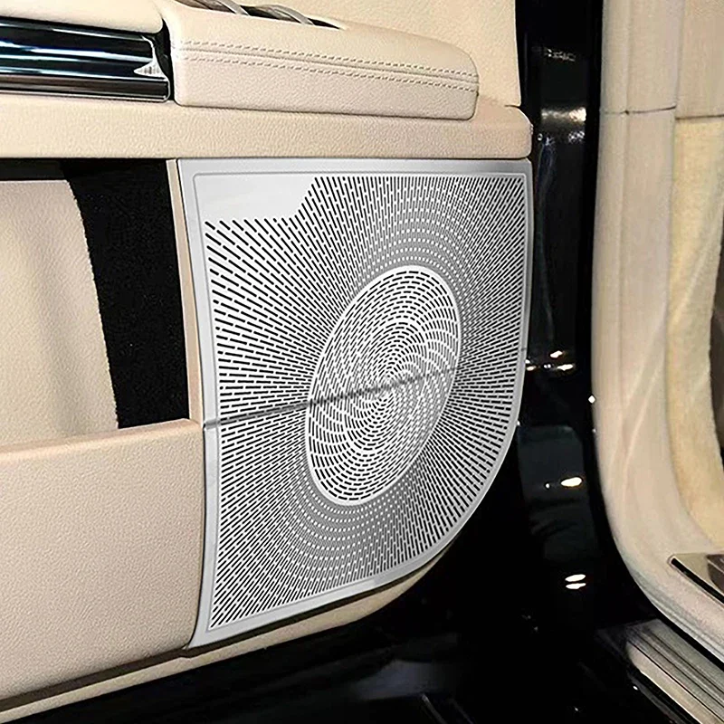 Car Accessories Front Rear Door Tweeter Audio Speaker Sound Cover Trim For Mercedes Benz S Class W221 S300 S350 S500 2006-2013