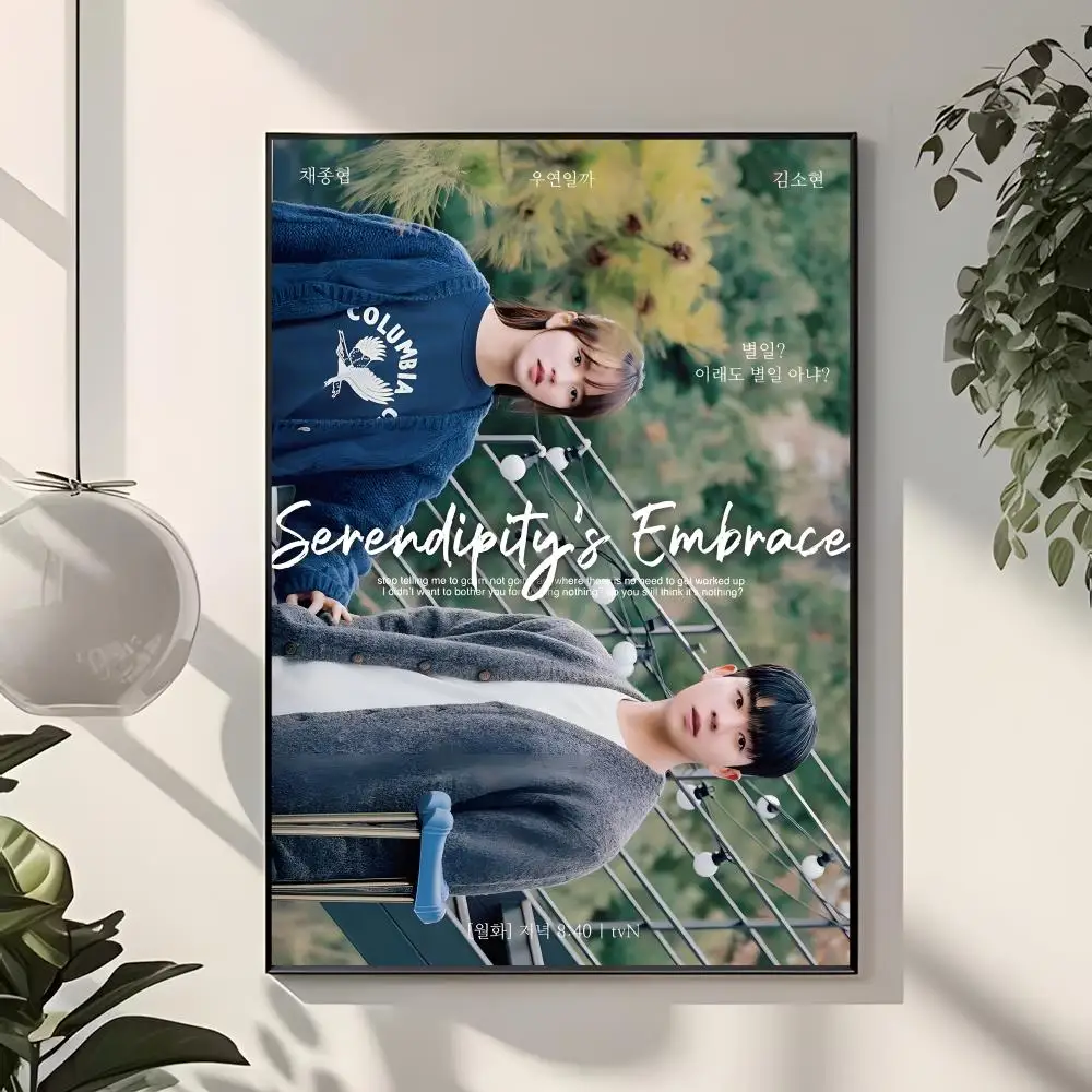 Warm K-Drama S-Serendipitys Embrace Poster  Classic Home Interior Design & Modern Wall Decor Art Collection