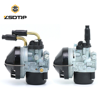 ZSDTRP Dellorto SHA 15/15 Carburetor with Air Filter for Yamaha DT Honda MT Tomos A35 Puch MBK Peugeot