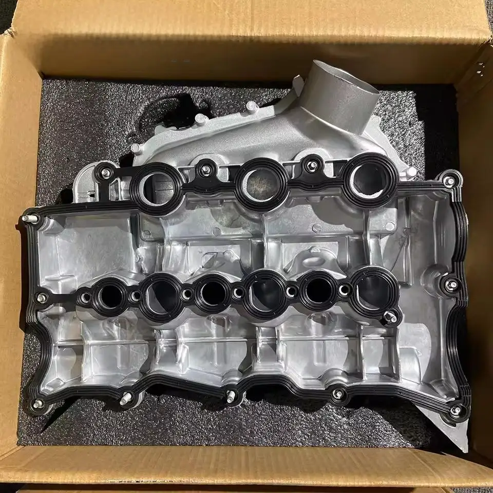 Capa coletora de entrada esquerda e direita de alumínio, serve para range rover sport 3.0, diesel, descoberta 4, xf e xj lr057379 lr057380