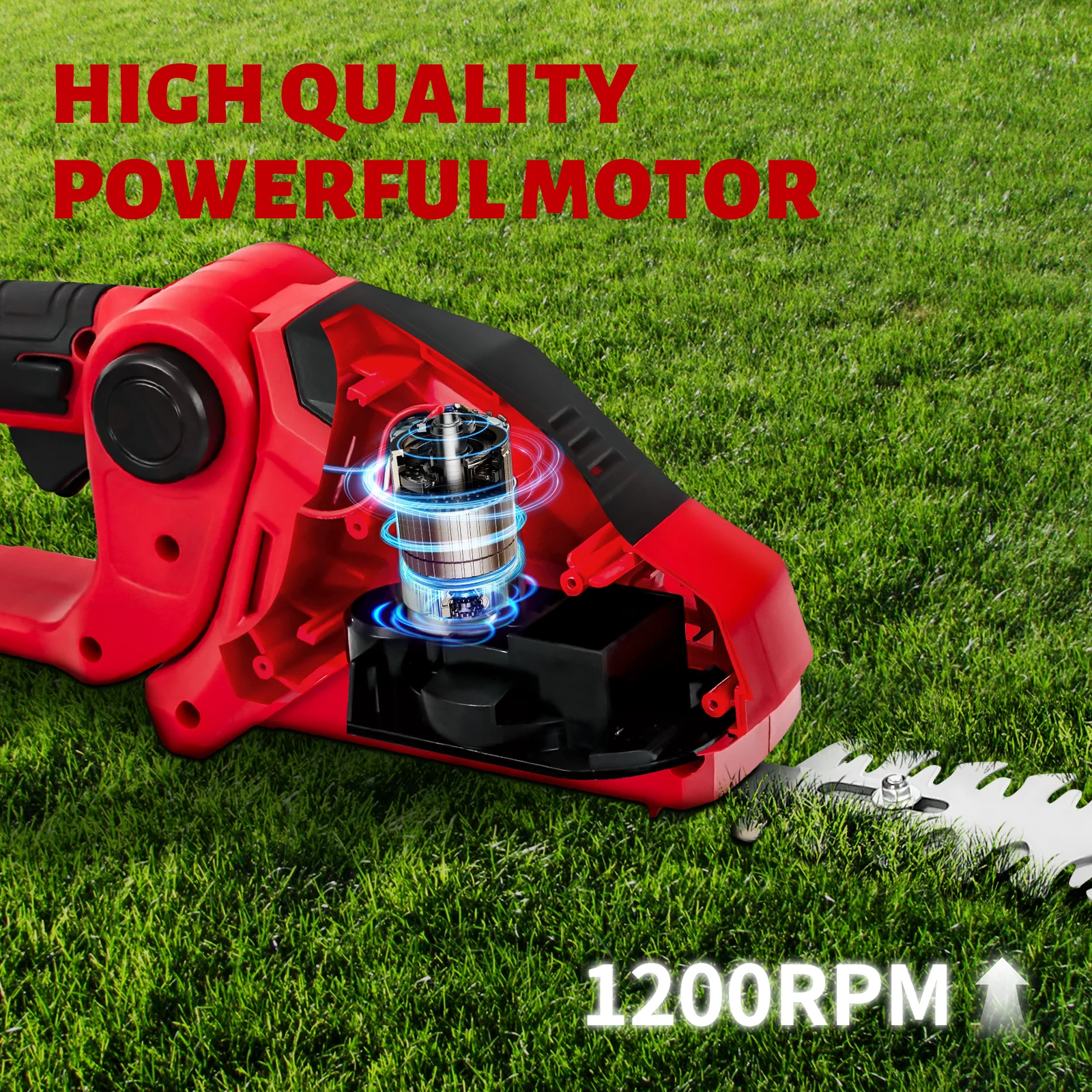 밀워키용 무선 헤지 트리머, 전기 잔디 가위, 휴대용 관목 트리머, 부시 트리머, 배터리 없음, 18V 배터리용, 2 in 1