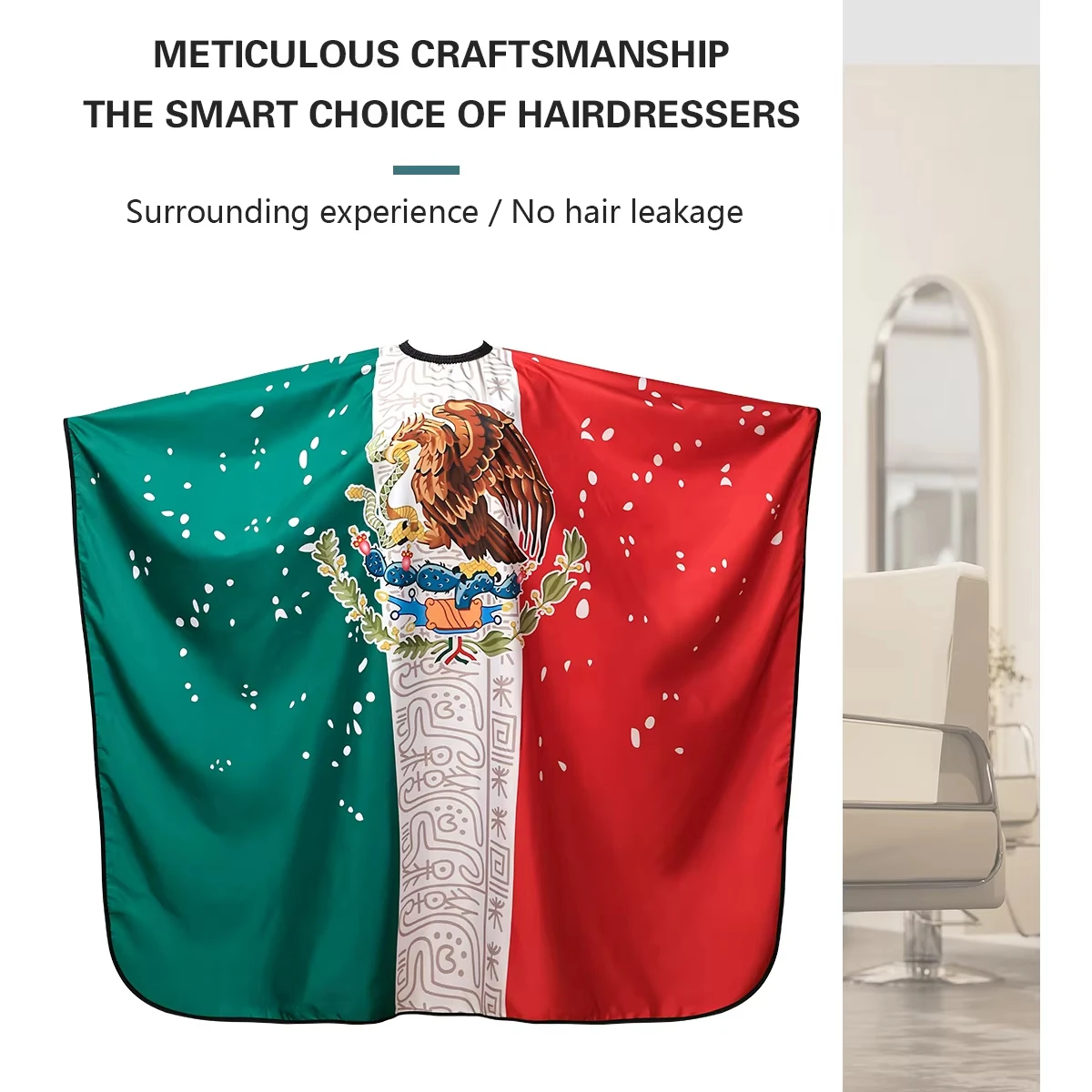 مقاوم للماء تصفيف الشعر كيب الحلاق التفاف قص الشعر المئزر لصالون المهنية قص الشعر ثوب حماية المئزر بالجملة #1