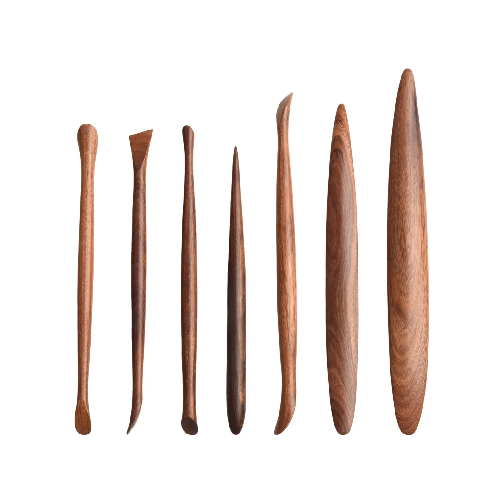 

Brand New Clay Sculpture Tools Sculpture For Pottery Making Hand-made Red Precious Wood 14.7-18.5cm 7 Pcs Convenient