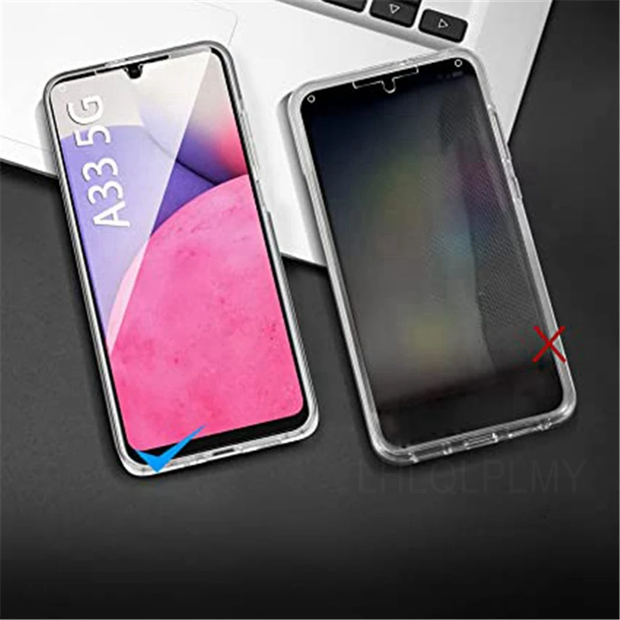 360 °   Dubbelzijdig Clear Case Voor Samsung Galaxy A33 A34 A35 A36 A56 A55 A54 A53 A26 A25 A24 A23 5G A16 A15 A14 A13 4G 5G Cover