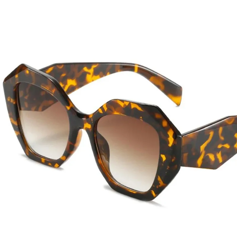 

Irregular Large Frame White Sunglasses Men's and Women's Brand Candy Color Glasses UV400 Eyewear Outdoor Goggles gafas de sol