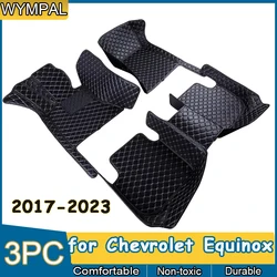 Car Floor Mats For Chevrolet Equinox 2017 2018 2019 2020 2021 2022 2023 Custom Auto Foot Pads Carpet Cover Interior Accessories