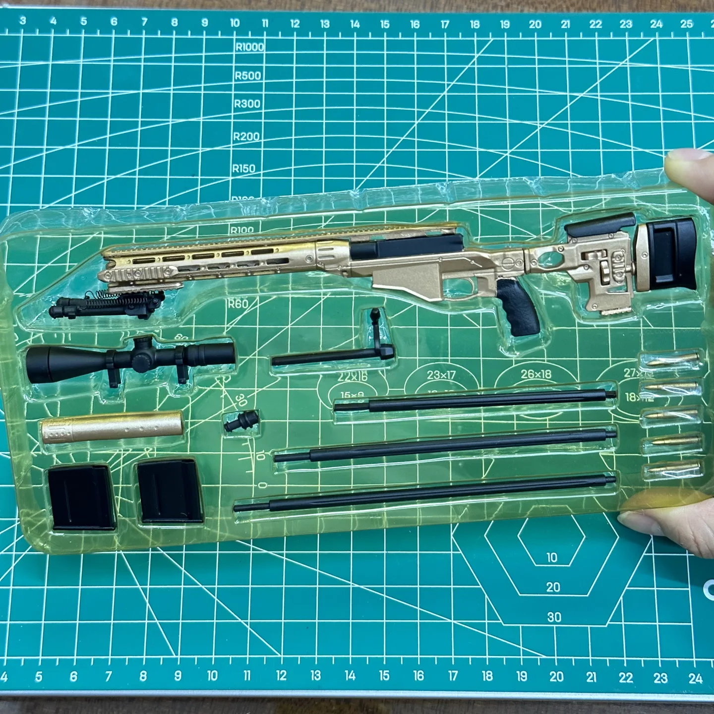 X-004A 1/6 مقياس ريمنجتون MSR وحدات قناص بندقية الجيش الأمريكي العسكرية ل 12 بوصة عمل أرقام الجندي الملحقات رائجة البيع #1