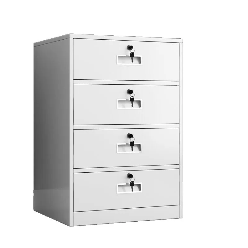 

locked drawer, movable cabinet under table, three-draw data, office cabinet, bedside small cabinet, iron cabinet