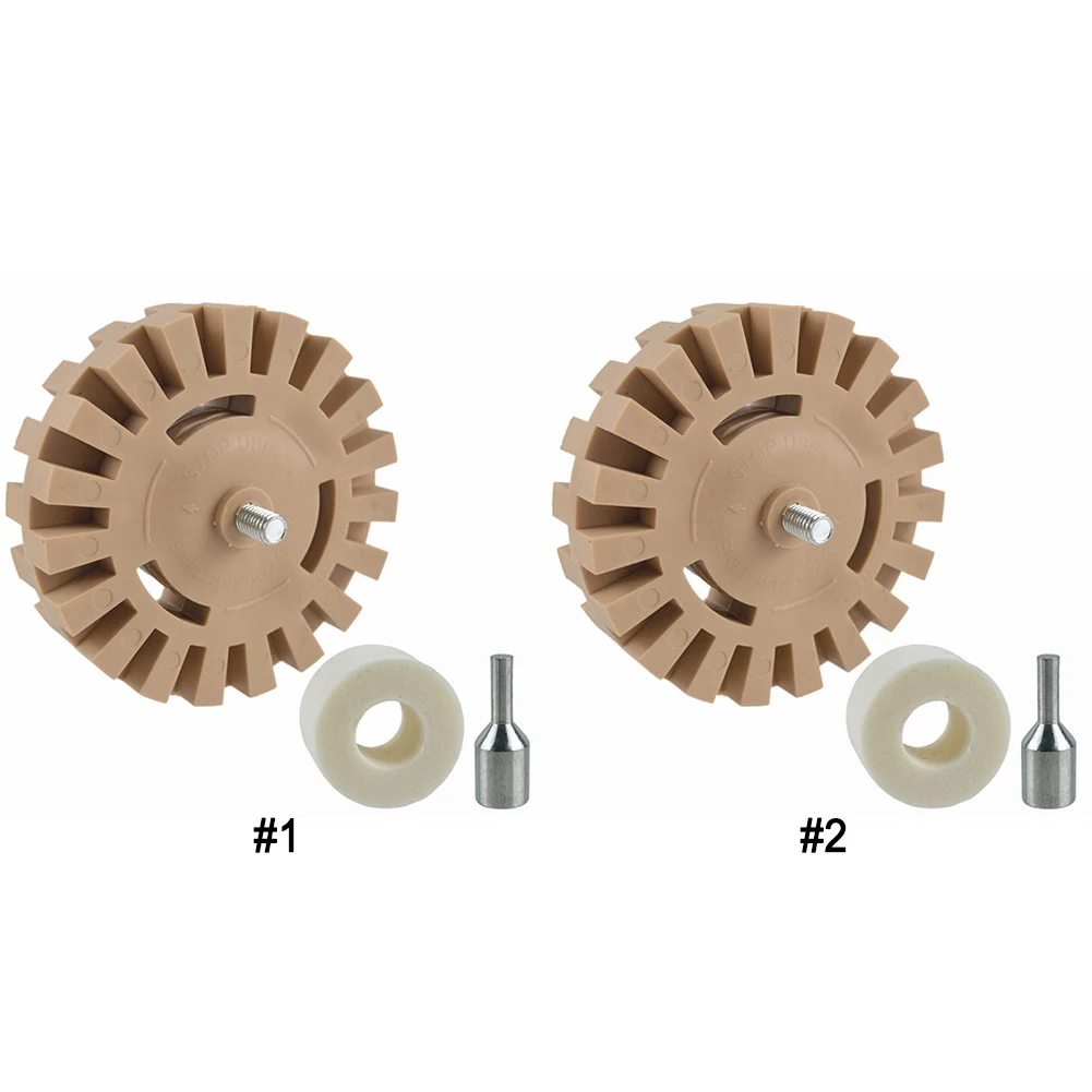 Kit lucidatore per auto Gomma da cancellare Adesivi per ruote Decalcomanie Rimozione Strumenti di lucidatura Riparazione Vernice Cura Accessori per auto moto