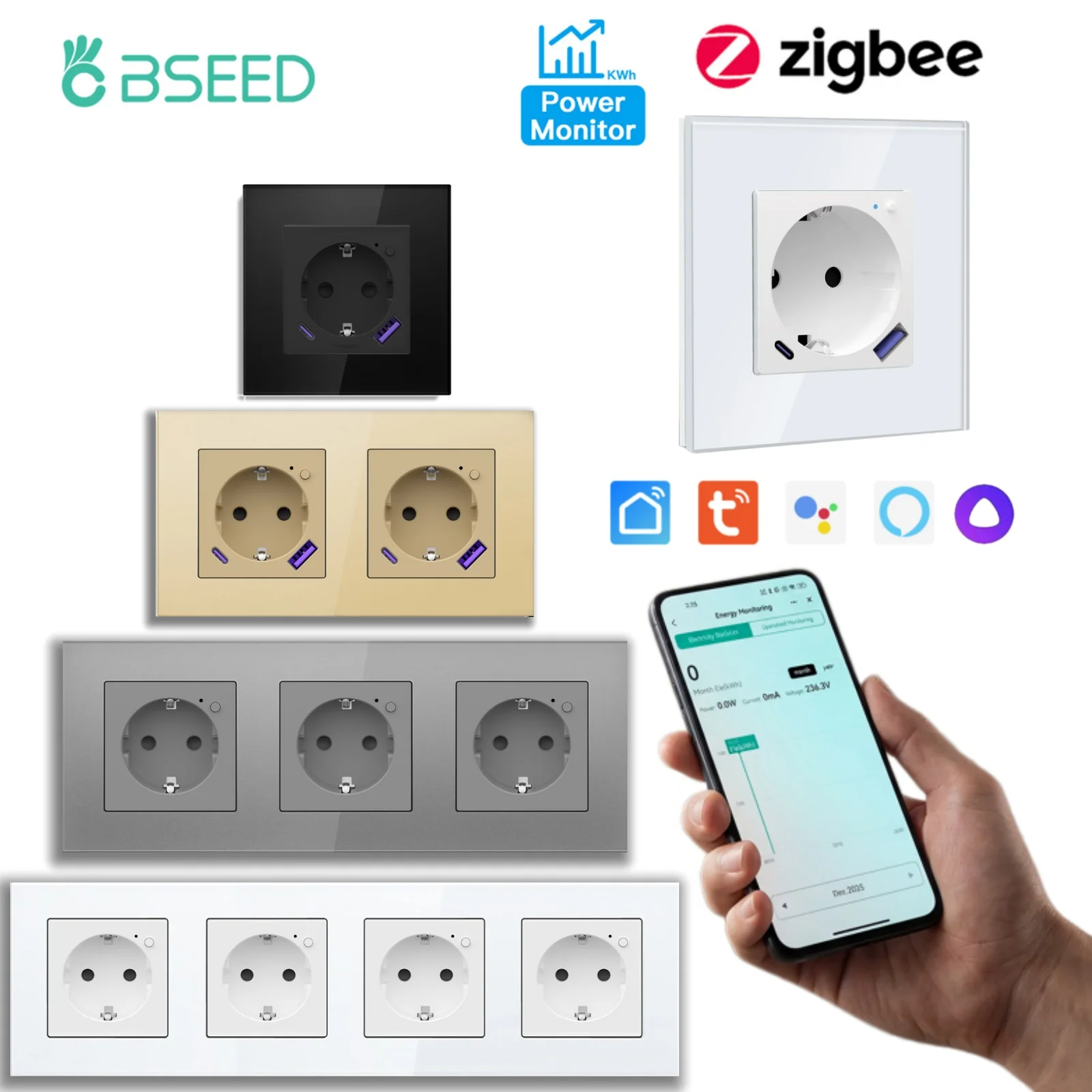 Bseed Zigbee Socket…