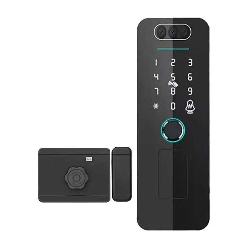 

ABZZ-Tuya Password APP Control Smart Wifi Door Lock Face Recognition Fingerprint RFID Card Waterproof