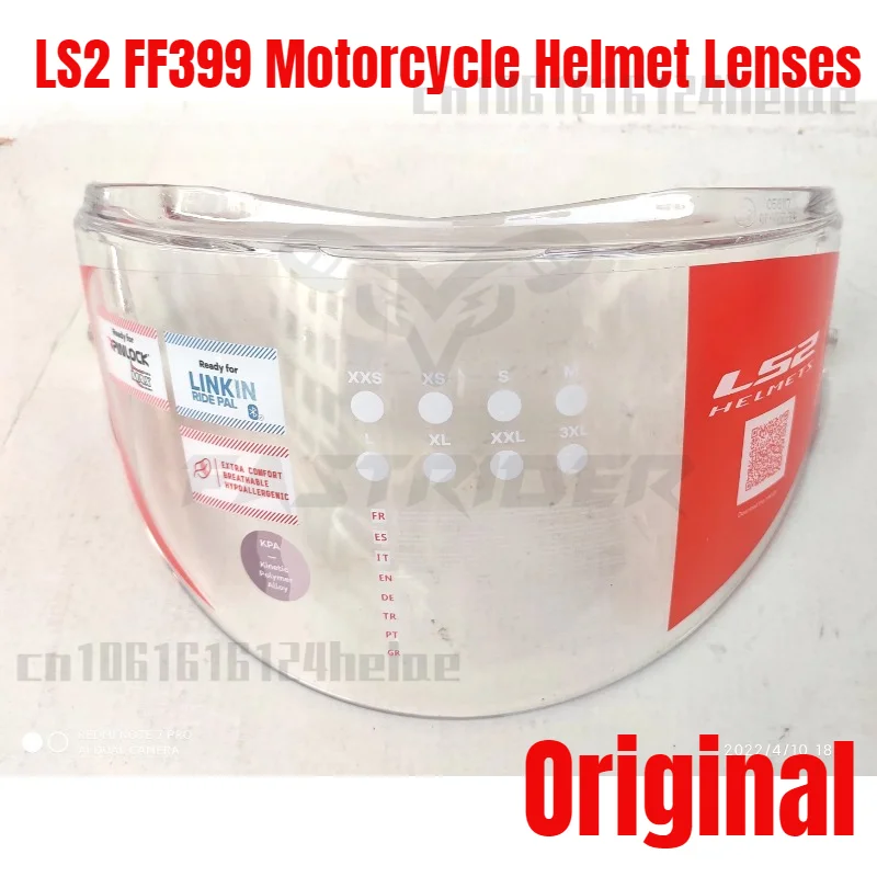 Authentic LS2 Ff399 Motorcycle Helmet Lenses Color Visors Original Anti Fog Stickers Helmet Accessories