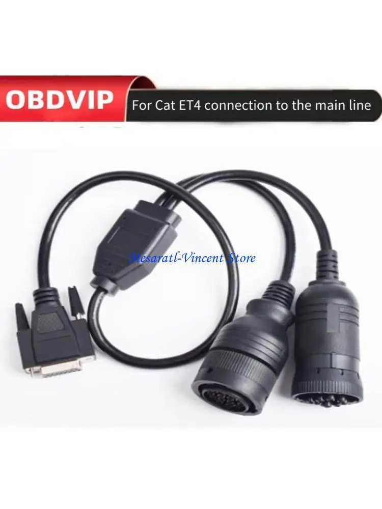 A70F PVC Excavator Diagnostic Cable Connector For 9 Pin And 14 Pin Port Perfectly 457-6114