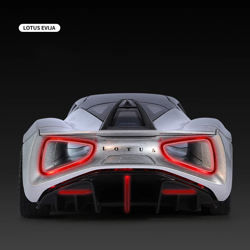 1:24 Lotus Evija Supercar Alloy Model Car Toy Diecasts Metal Casting Sound and Light Car Toys For Children Vehicle