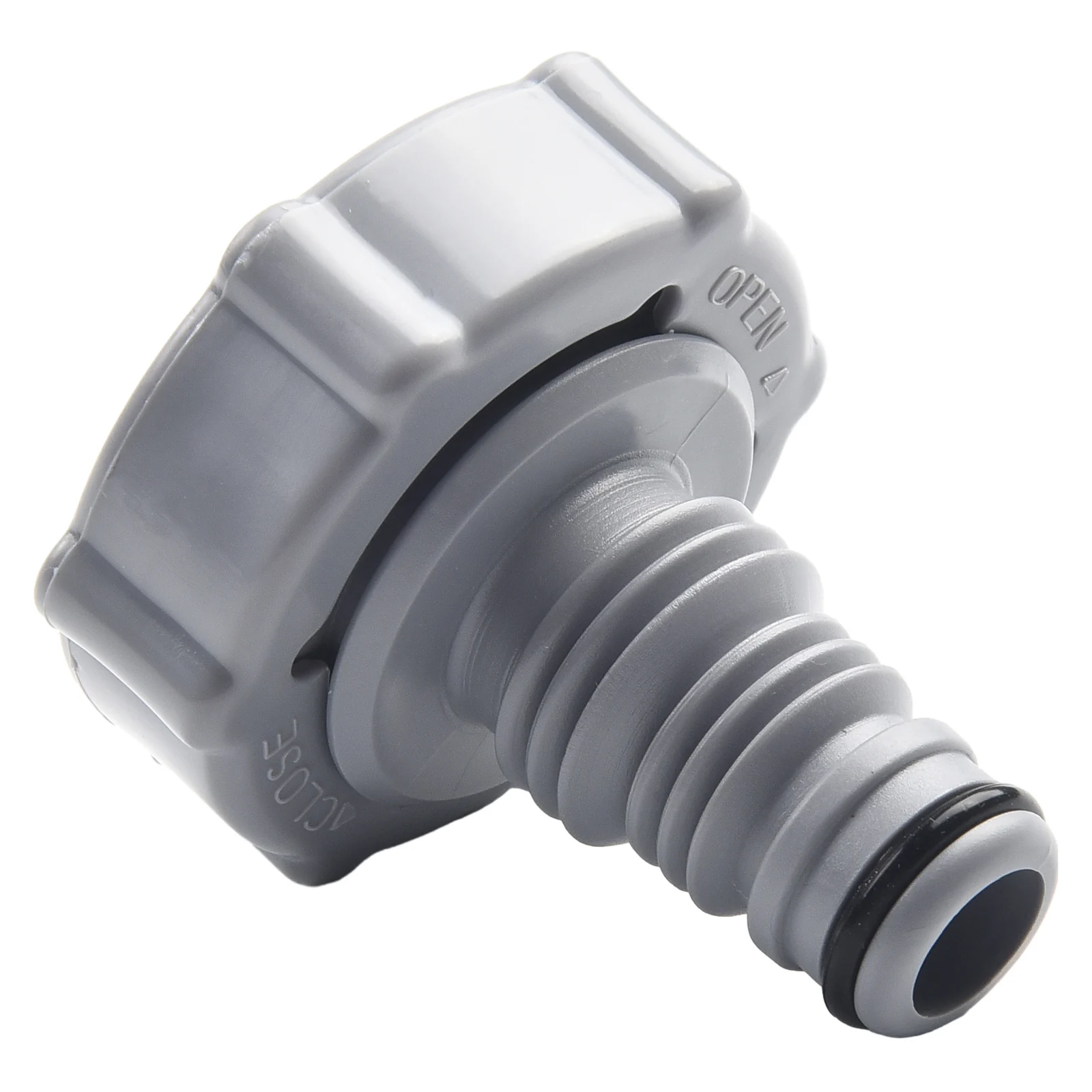 Replacement drain valve for pool hose adapter 32mm P6H1419 black plastic and rubber build steady drainage function
