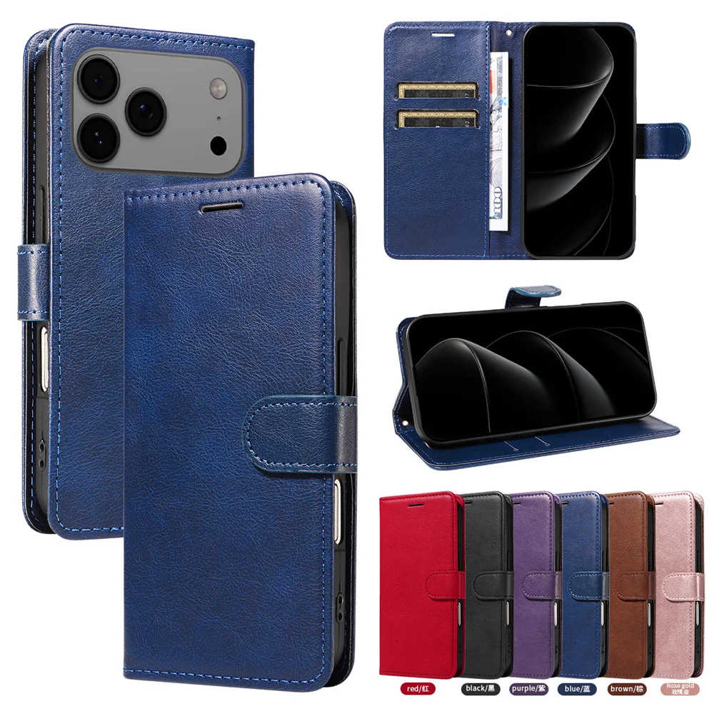 حافظة جلدية صلبة لهاتف Redmi Note 8 8T 9 9S 10 10S 10T 11 11S Pro 8A 9A 9C 9T 10A 10C 11A 5G محفظة قلابة غطاء بطاقة #4