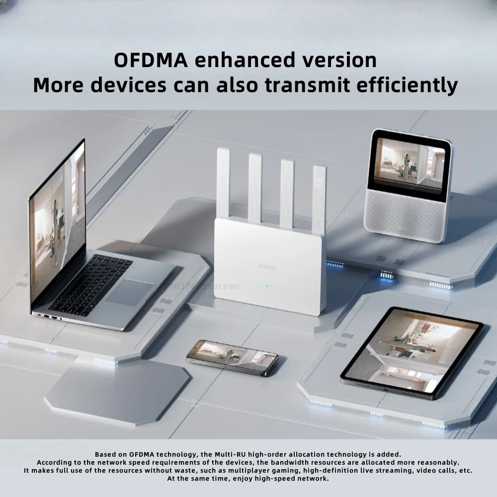 جهاز توجيه Xiaomi BE3600 WiFi 7 ثنائي النطاق كوالكوم رباعي النواة تسريع الألعاب 3570 ميجابت في الثانية مكرر شبكة LAN المزدوجة VPN #3