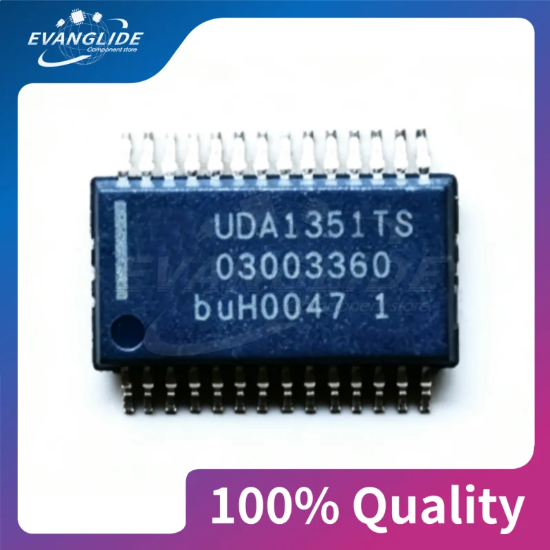 2 PCS/LOT BRAND NEW UDA1351 UDA1351TS,SSOP