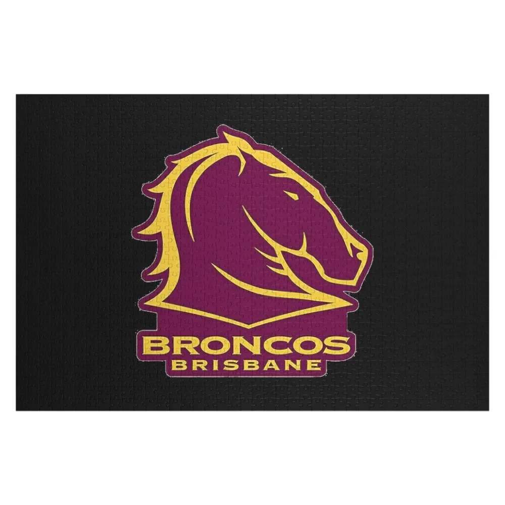 

Brisbane Broncos Jigsaw Puzzle Custom Name Wood Custom Gift Puzzle