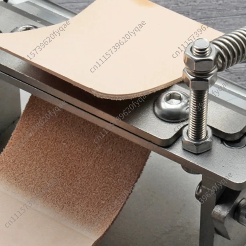 Manual Stainless Steel Leather Thinning Machine Bearing Belt Skiving for Soft Hard Leather Craft