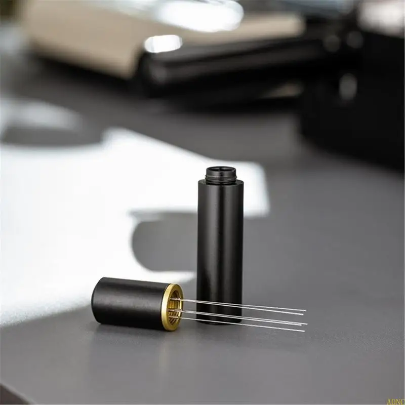 A0NC Coffee Tool Tool Coffee Powder Triverer Алюминиевый сплав текстура для любителя кофе