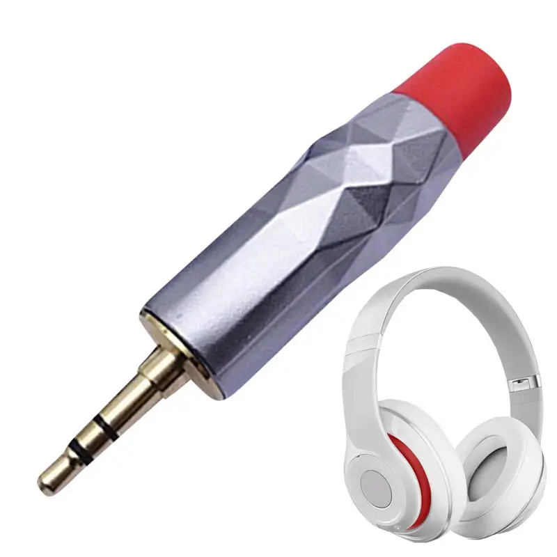 Адаптер аудиоразъема Кабельный разъем 3,5 мм Позолоченный разъем Двухканальный аудиоразъем Разъем для стереомикрофона