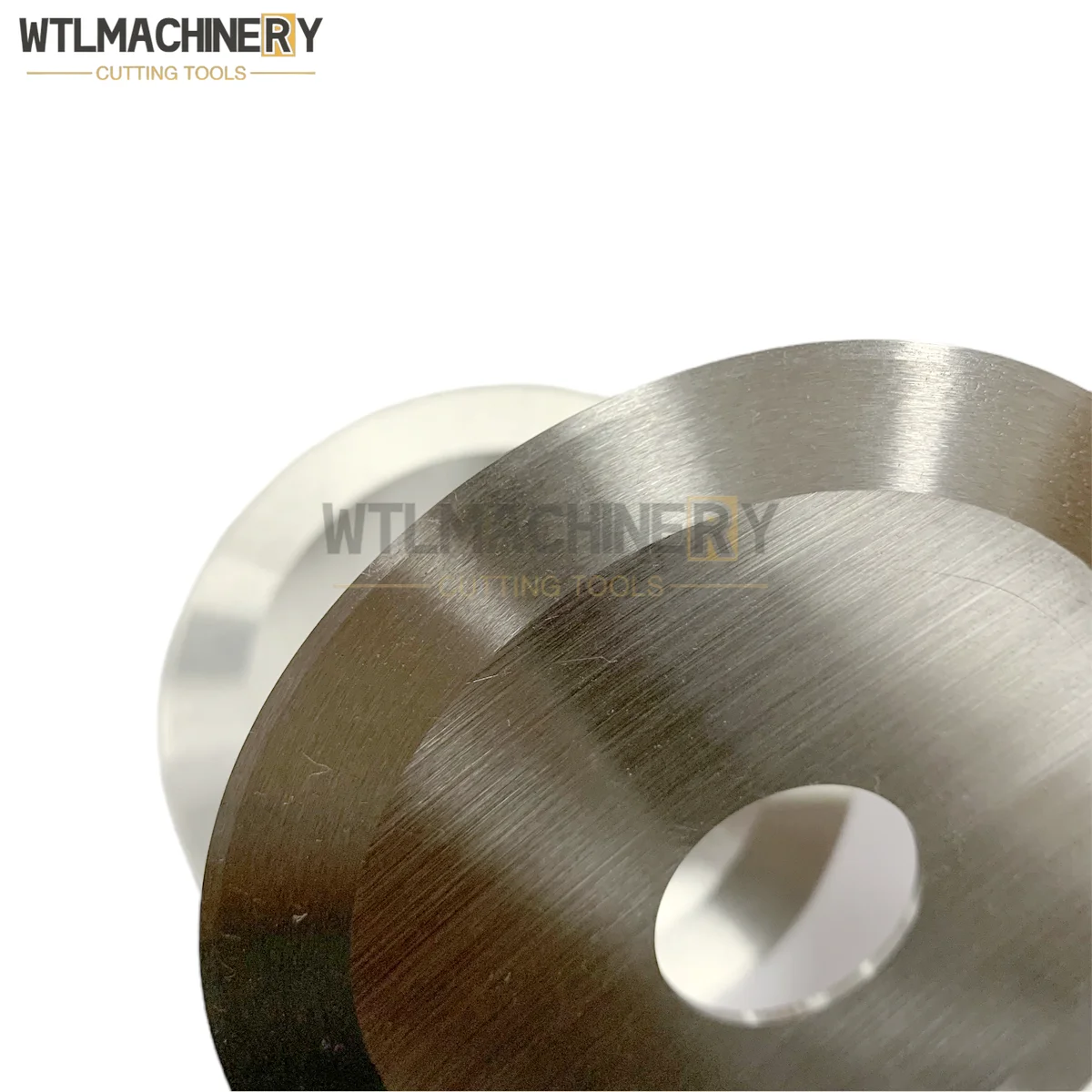 Imagem -02 - Talhadeira Flat Round Blade Double Sides Camadas Knife-edge para Papel Flim Cloth Tube Tape Couro... Cutting