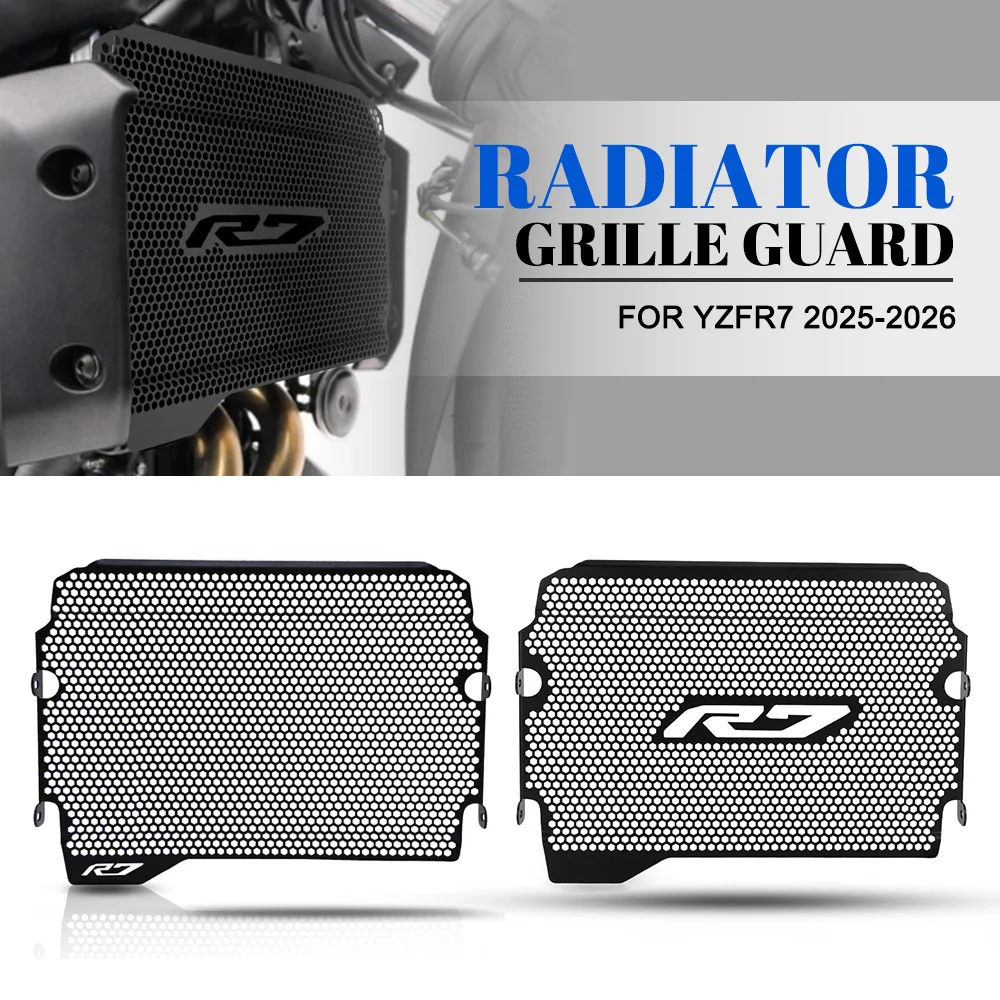 

​FOR YAMAHA YZF R7 YZFR7 YZF-R7 2025-2026 Motorcycle CNC Accessories Radiator Guard Grill Cover Protector Water Tank Radiator