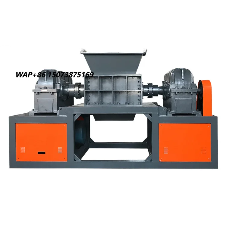 Real Factory Plastic Recycling PVC PP PE LDPE HDPE Scrap Shredder Tire Rubber Crusher