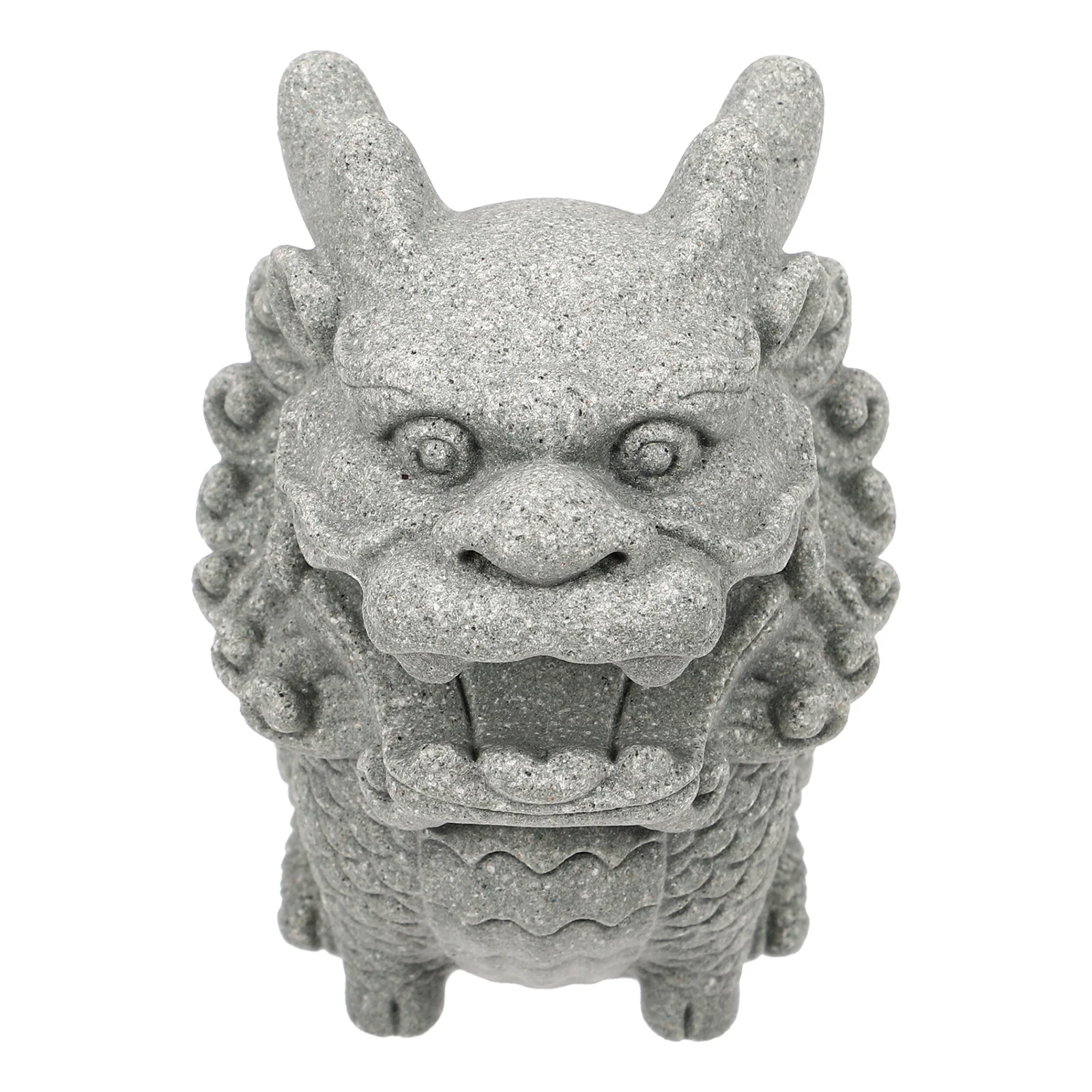 

Desk Carving Statue Decorative Item for Household Stone Lion Home Office Use Stone Artwork Art Supplies