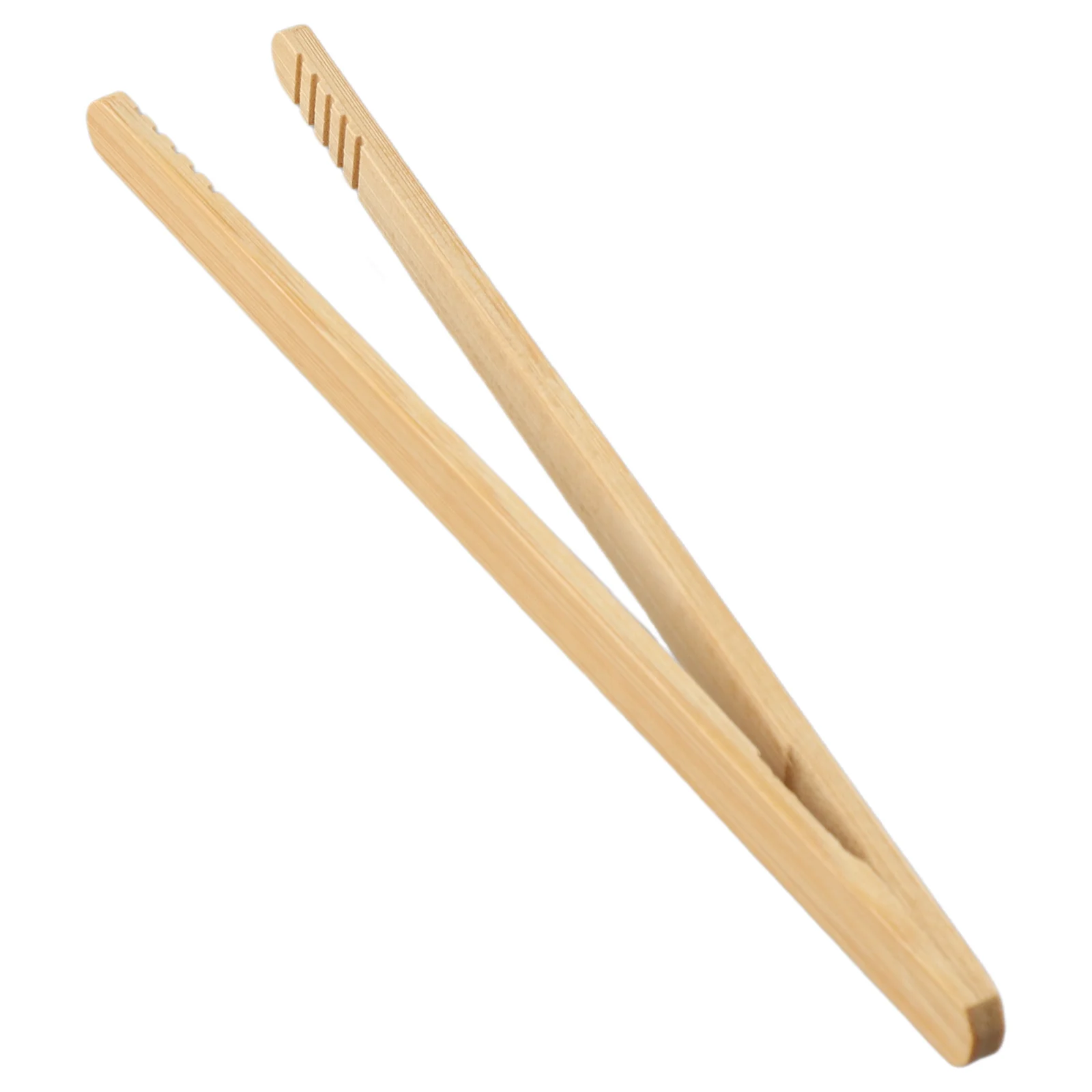 2Pcs Bamboo Wood Wooden Food Toast Salad Tongs Toaster  For Kitchen Bacon Sugar Ice Tea Tong Tea Clips Tongs Teaware 180mm