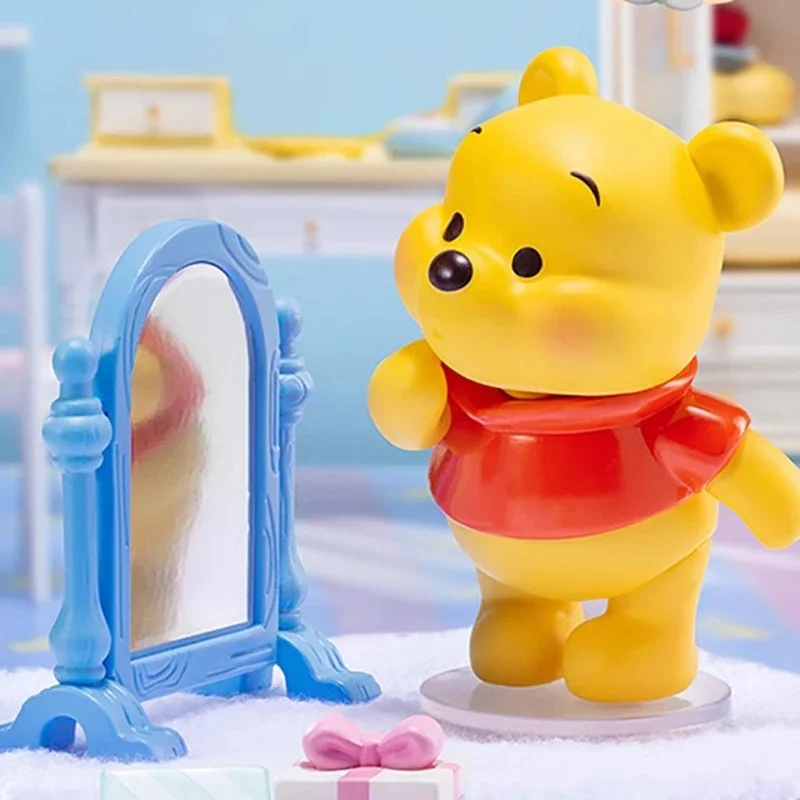 

MINISO Disney Winnie The Pooh Home Moments Series Blind Box Toys Kawaii Anime Action Figure Caixa Caja Surprise Mystery Box Doll