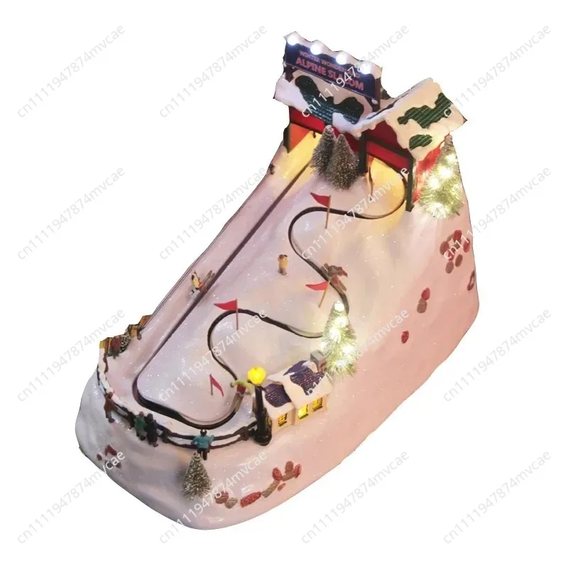 Ski Lights Music Box Music Box Girl Birthday Christmas Gift