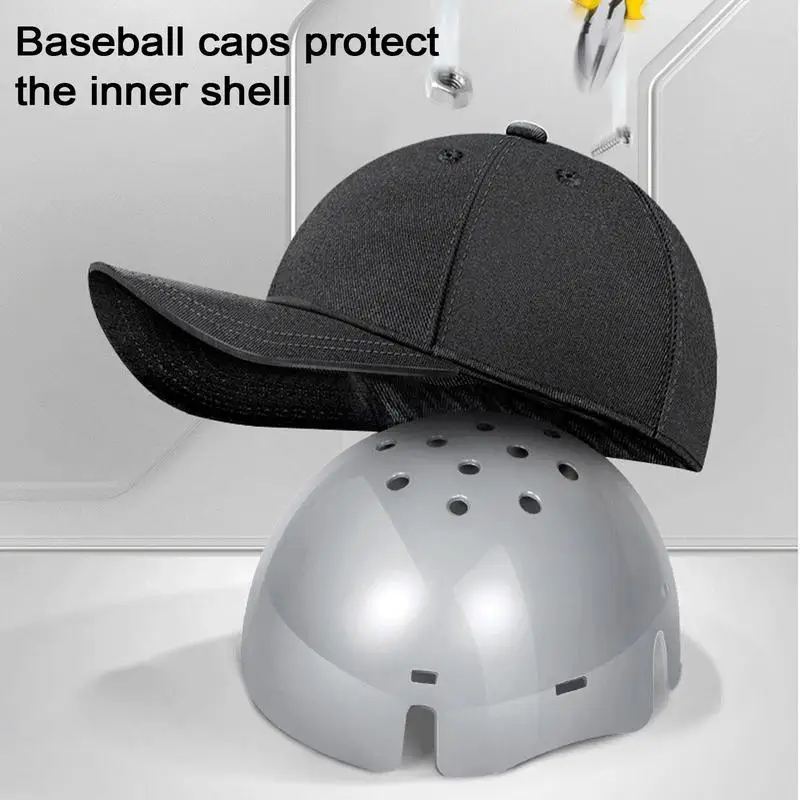 Baseball Hard Hat Breathable Anti-Collision Hard Hat Lightweight Cycling Bump Hat Multifunctional Anti-Collision Baseball Hard