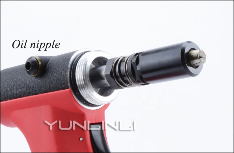 Pneumatic Nail Gun Strong Force Riveter Nailer Automatic Rivet Gun Self-priming Stainless Steel Blind Rivet Gun SR-01