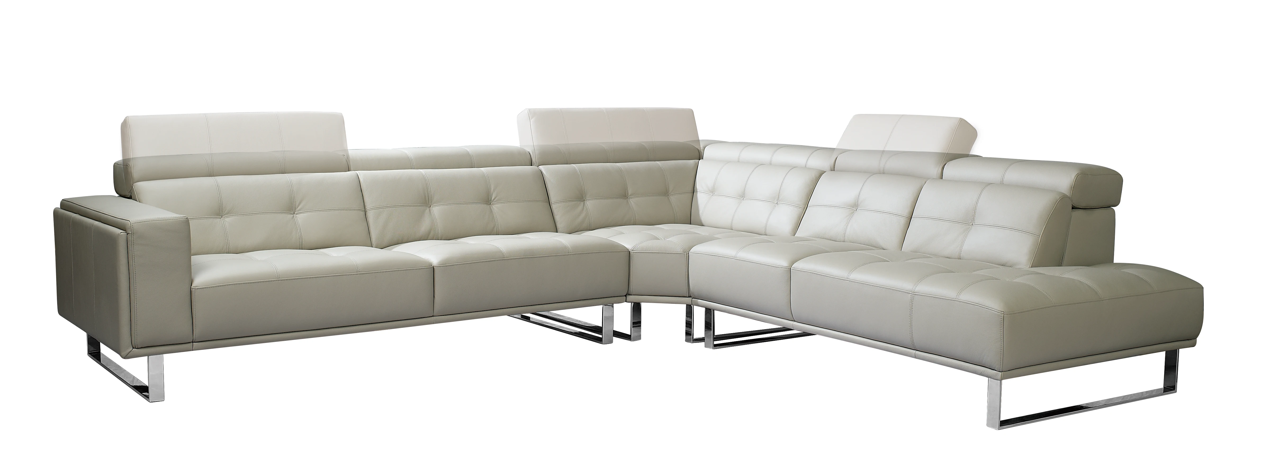 

Best Seller Real Leather L Shape Sofa Set Italian Luxury Color Sofa Modern Living Room Furniture