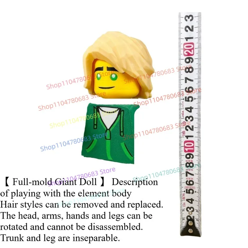 

MOC Building Blocks 21CM Super Ninja Mini Action Doll Assembly Model Ornaments Cartoon Educational Toys Gift Collection