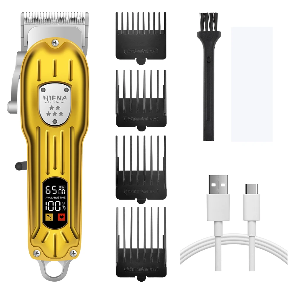 เครื่องใช้ไฟฟ้าภายในบ้าน HIENA ระบบดูดอัจฉริยะพิเศษ กำลังดูดแรงพิเศษ หัวตัดคมสำหรับร้านตัดผม