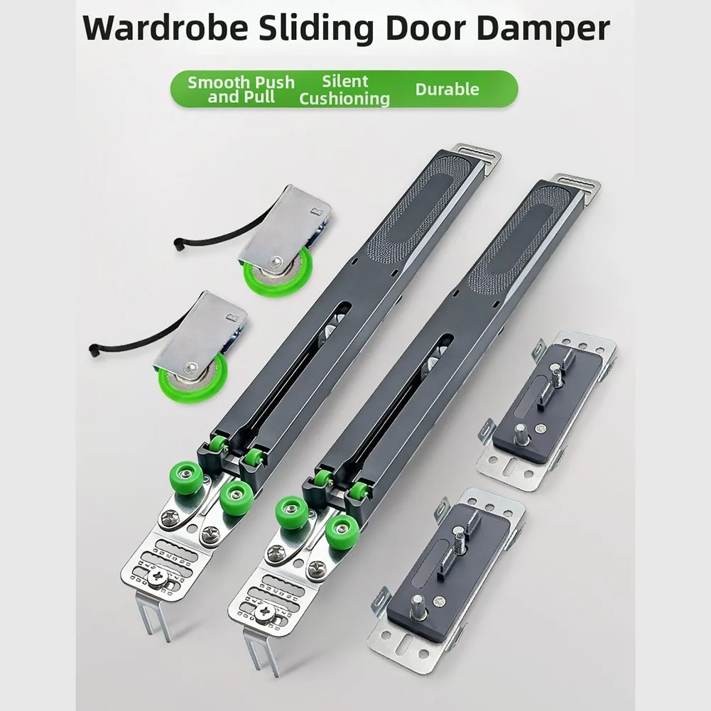 Sliding Pocket Door Buffer Designed to Minimize Slamming in For Closet Cabinet Cupboard and Wardrobe Door Installations