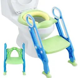 Stepped Children's Toilet Foldable Foot Stool Multifunctional Toilet Boy Girl Baby Toilet Training Potty Ladder For Kids