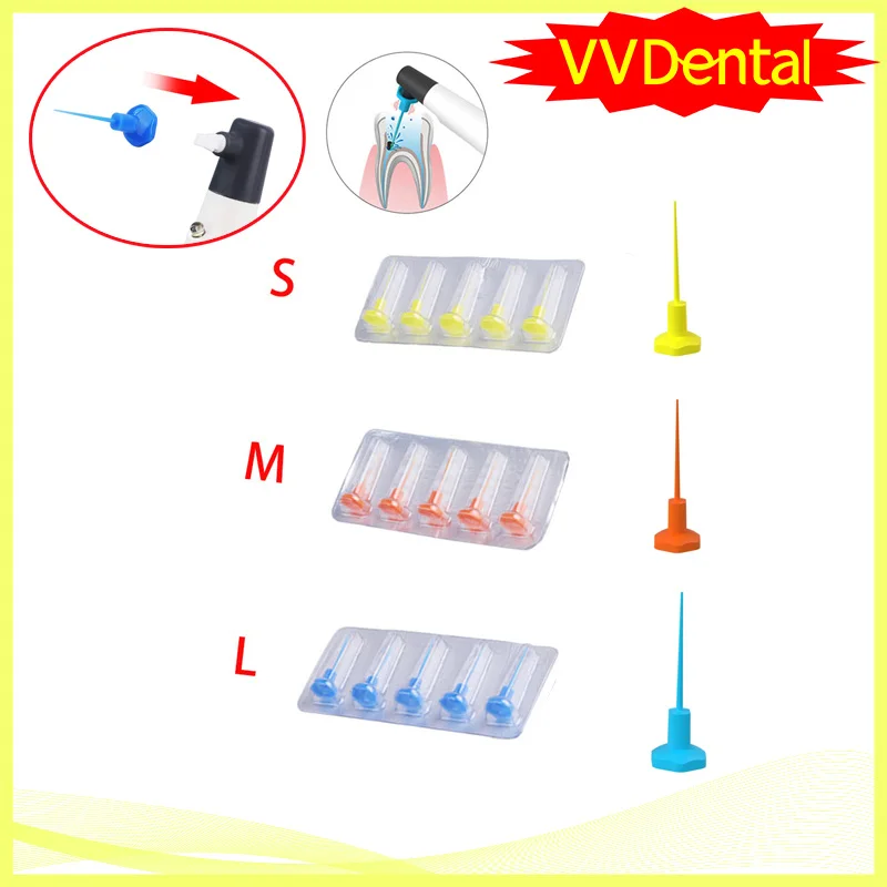 20PCS Dental Endo Sonic Irrigator Tips For Root Canal Treatment Equipment Dentist Materials S/M/L Three Size for Choose