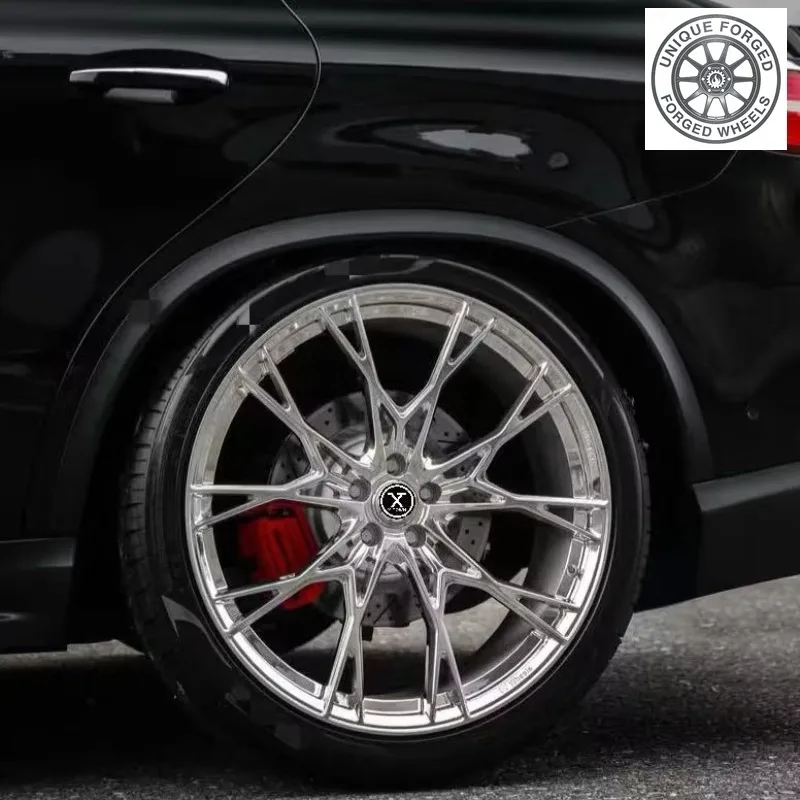 26 Style Chrome‑plated Silver Aluminum Alloy 16 17 18 19 20 21 24 26 5x114.3/5x120/5x112/5x115/5x100 Forged Wheels For BMW For P
