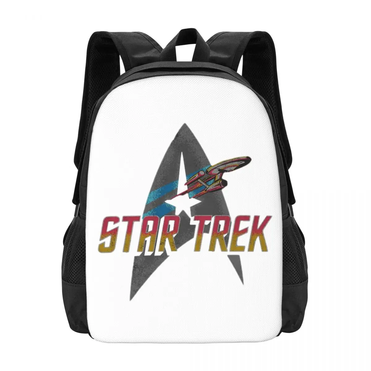 

Рюкзак по мотивам научно-фантастического телесериала Star Trek, хит продаж, вместительный, для книг, школьный, на плечо, для мужчин и женщин